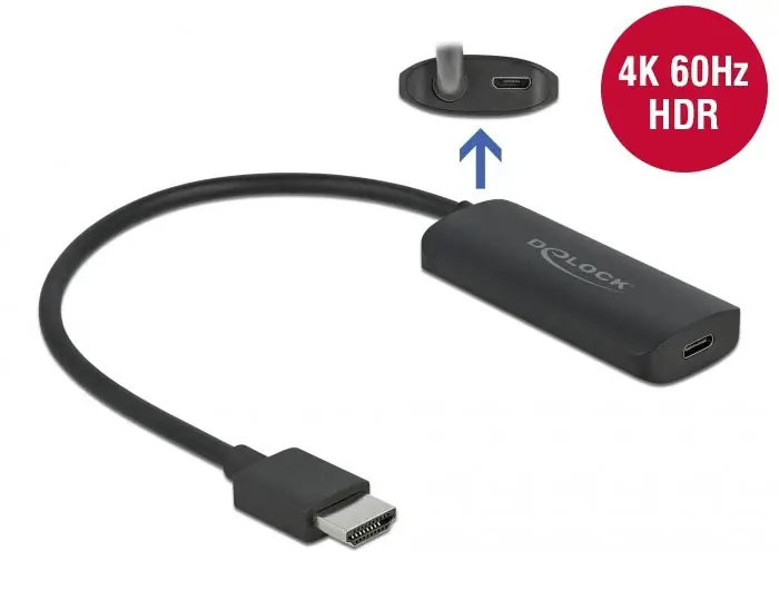 Адаптер HDMI, USB-C Delock 63251 63251, 0 мм