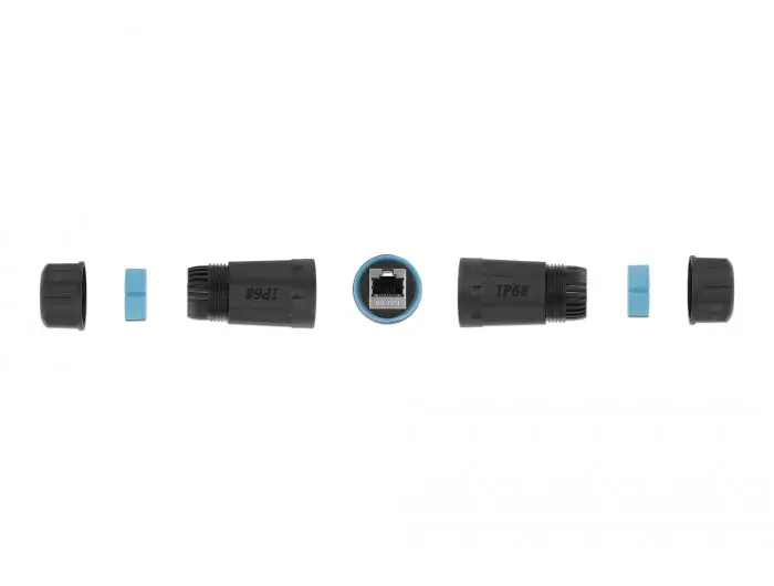 Адаптер Delock RJ45 86693 86693, Кабель, 0 см, 1 шт.
