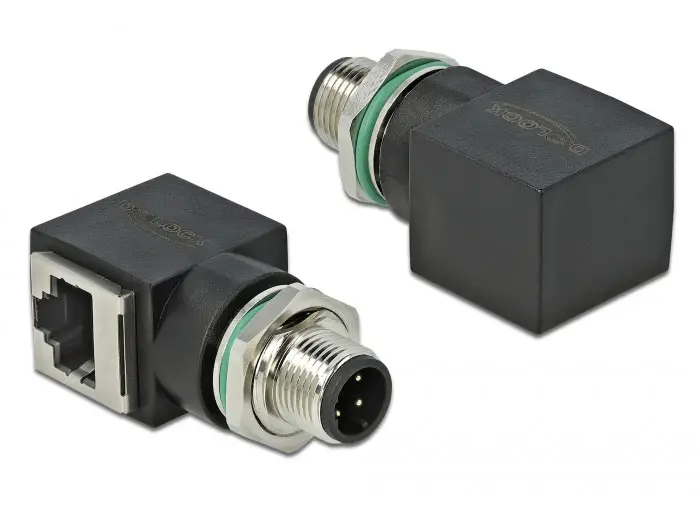 Адаптер Delock 66313 66313 M12, RJ45, кабель, 1 шт.