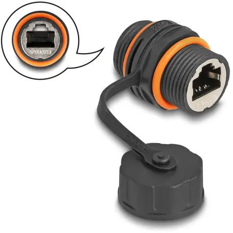Адаптер Delock RJ45 88145 88145, Кабель, 0 мм, 1 шт.