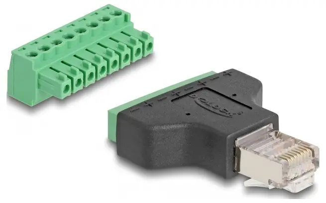 Адаптер Delock RJ45 66471, кабель, 0 мм, 1 шт.