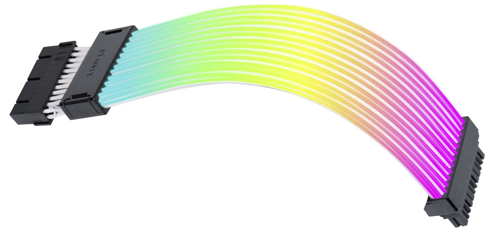 Бездротовий кабель Lian Li Strimer для материнської плати з 24-контактним RGB-підсвічуванням PW24-1W, 26 см