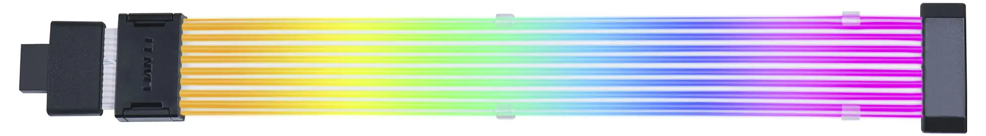 Кабель PCI-Express для вентиляторів ПК Lian Li. Бездротовий кабель Lian Li Strimer 12V-2x6 для відеокарти PW16-81W, 34 см.