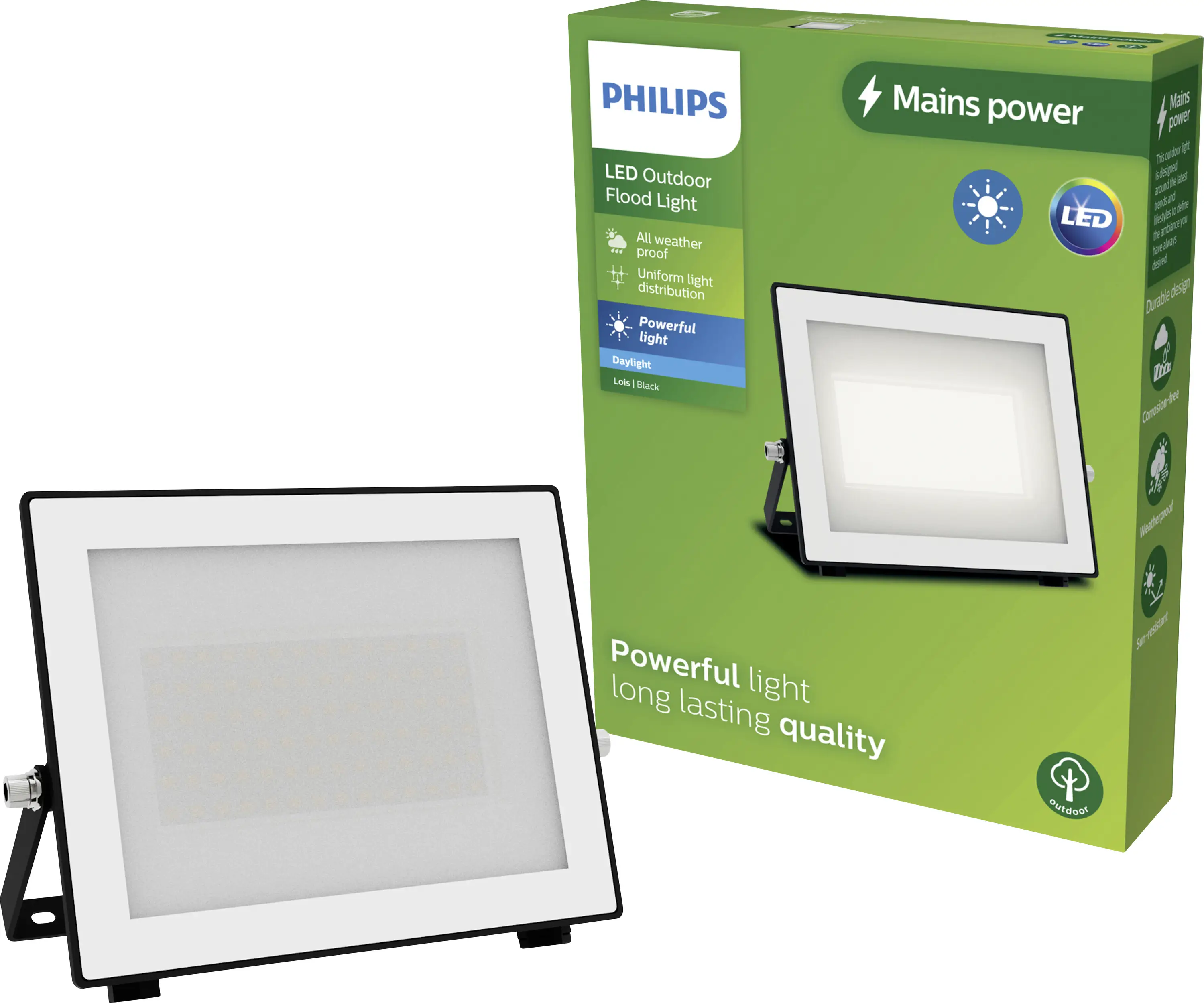 Philips LED Lois 929004642101 Вуличний світлодіодний прожектор 50 Вт Колір світлодіода: холодний білий