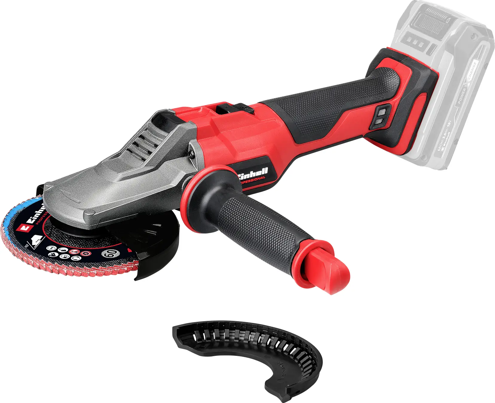 Einhell Professional TP-AG 18/125 F Li BL Акумуляторна кутова шліфувальна машина - Solo Akku-Winkelschleifer 4431175 700 Вт