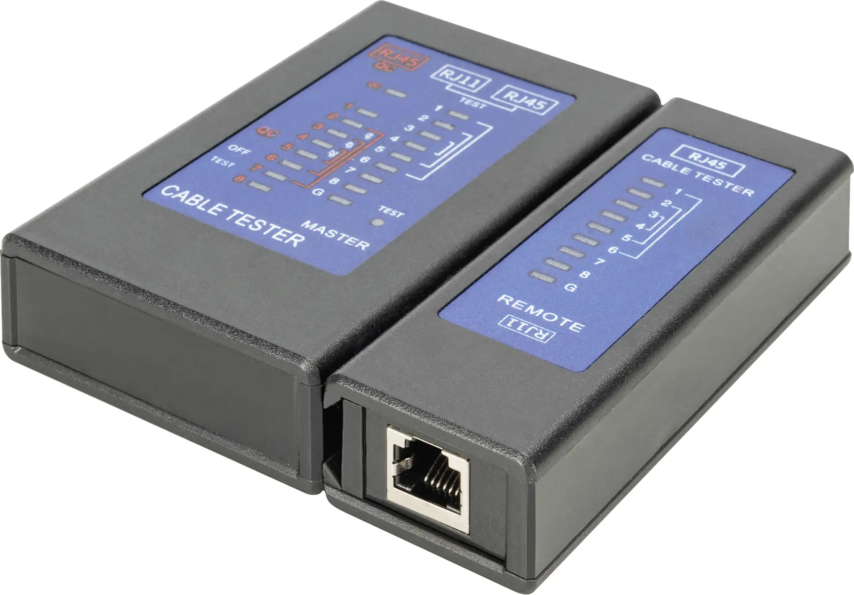 Мережевий тестер Digitus DN-14001-2 DN-14001-2, ідентифікація, локалізація переривань