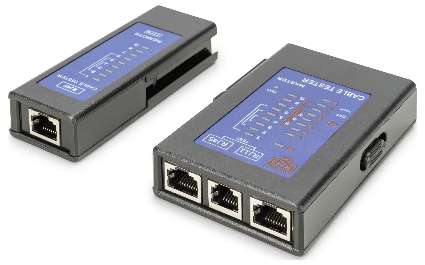 Сетевой тестер Digitus DN-14001-2 DN-14001-2, идентификация, местонахождение обрывов
