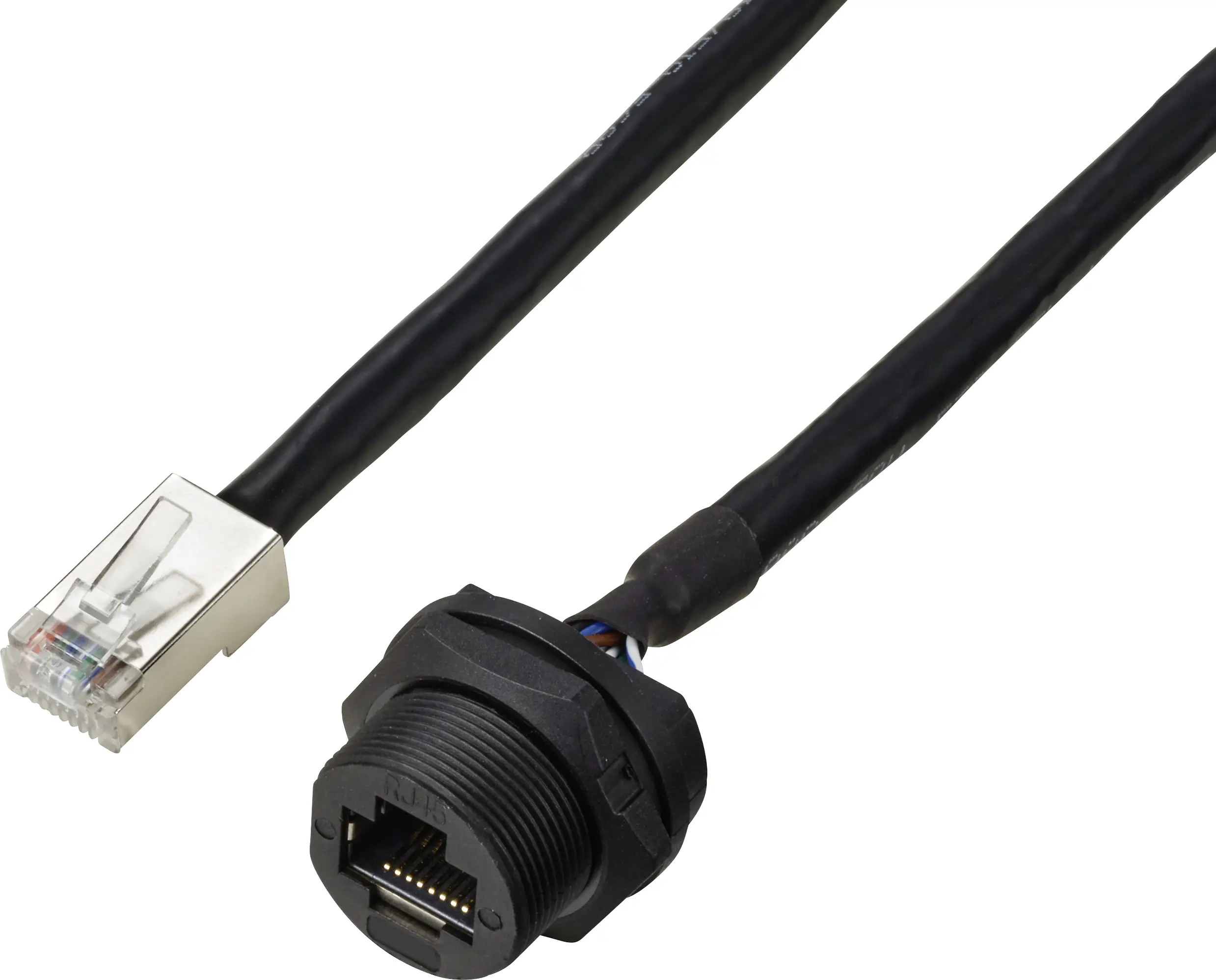 Роз'єм RJ45 TRU COMPONENTS TC-13543648 TC-E13T-FR6-PWF/MR6-NCA-0.5PV-JD, CAT 6a, контакти: 8, 1 шт.