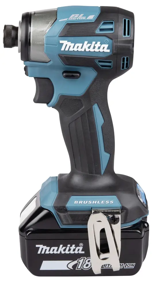Аккумуляторный ударный шуруповерт Makita DTD173Z, 180 Нм, 18 В. Количество аккумуляторов в комплекте: 0, литий-ионные бесщеточные.