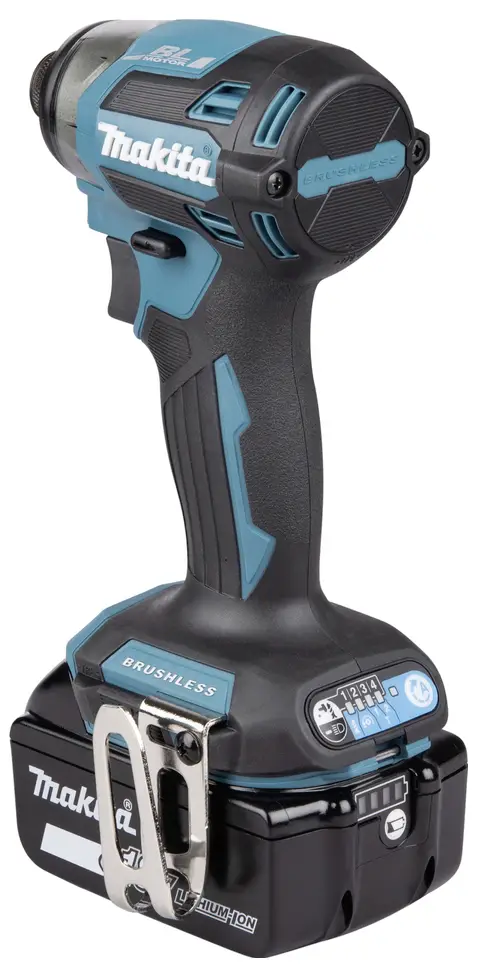 Аккумуляторный ударный шуруповерт Makita DTD173Z, 180 Нм, 18 В. Количество аккумуляторов в комплекте: 0, литий-ионные бесщеточные.