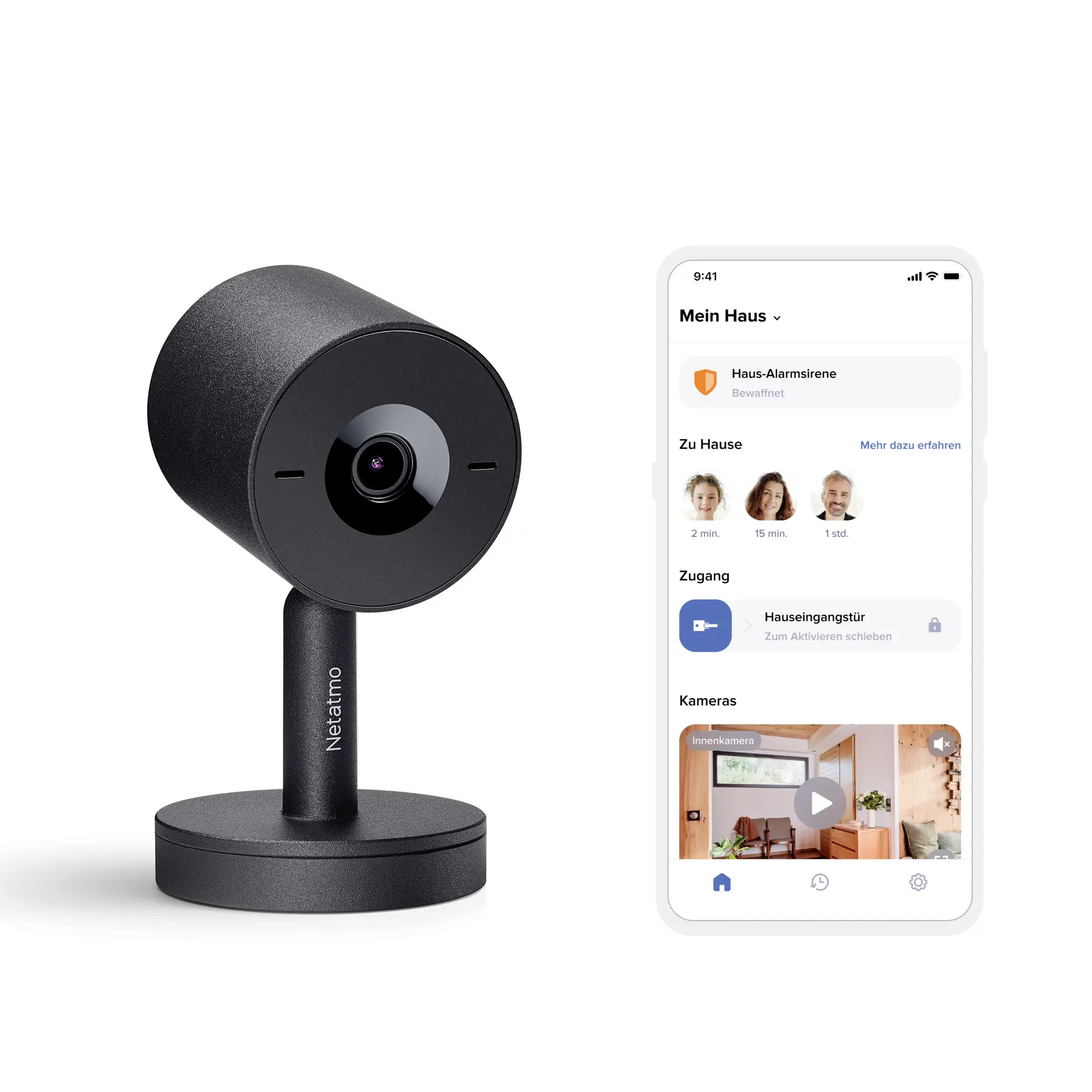 Камера видеонаблюдения Netatmo Advance NPC-B-EC WLAN IP 2560 x 1440 пикселей