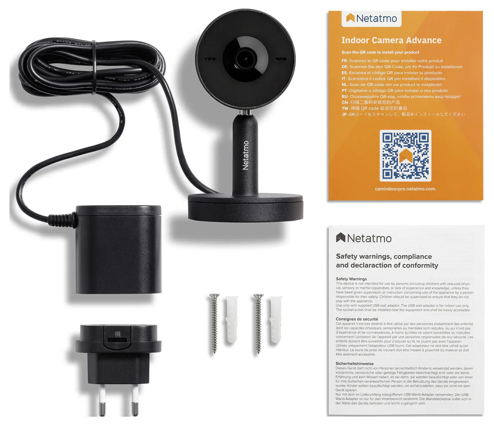IP-камера відеоспостереження Netatmo Advance NPC-B-EC WLAN 2560 x 1440 пікселів