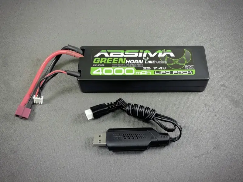 Аккумулятор (LiPo) 7,4 В 4000 мАч Absima Softcase T Plug