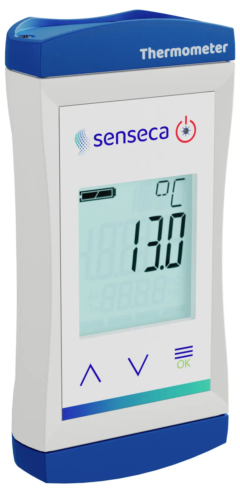 Термометр K-типа Senseca ECO 130-GTE130 487050, диапазон температур: -65 - 40 °C.