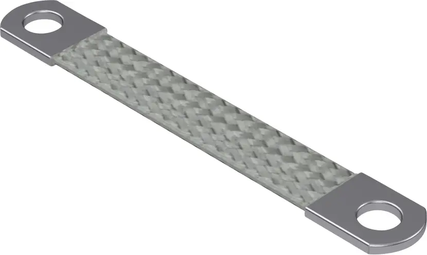 Заземляющая шина Hebotec 5-KT010035006C, 350 мм, Компонент 1: Плоская заземляющая шина, Монтажное отверстие 1: M6, Монтажное отвер