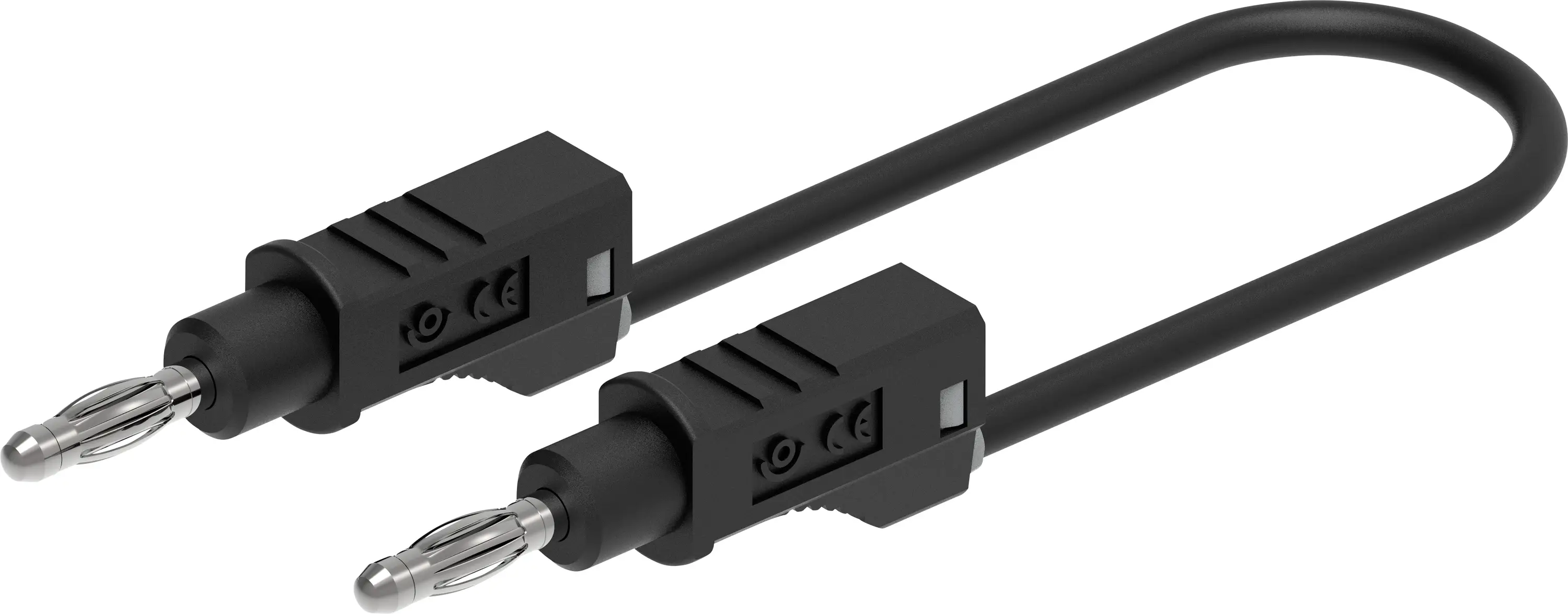 Тестовый провод Electro PJP 2111-CD1-25N, штекер, 25 см, черный, 1 шт.