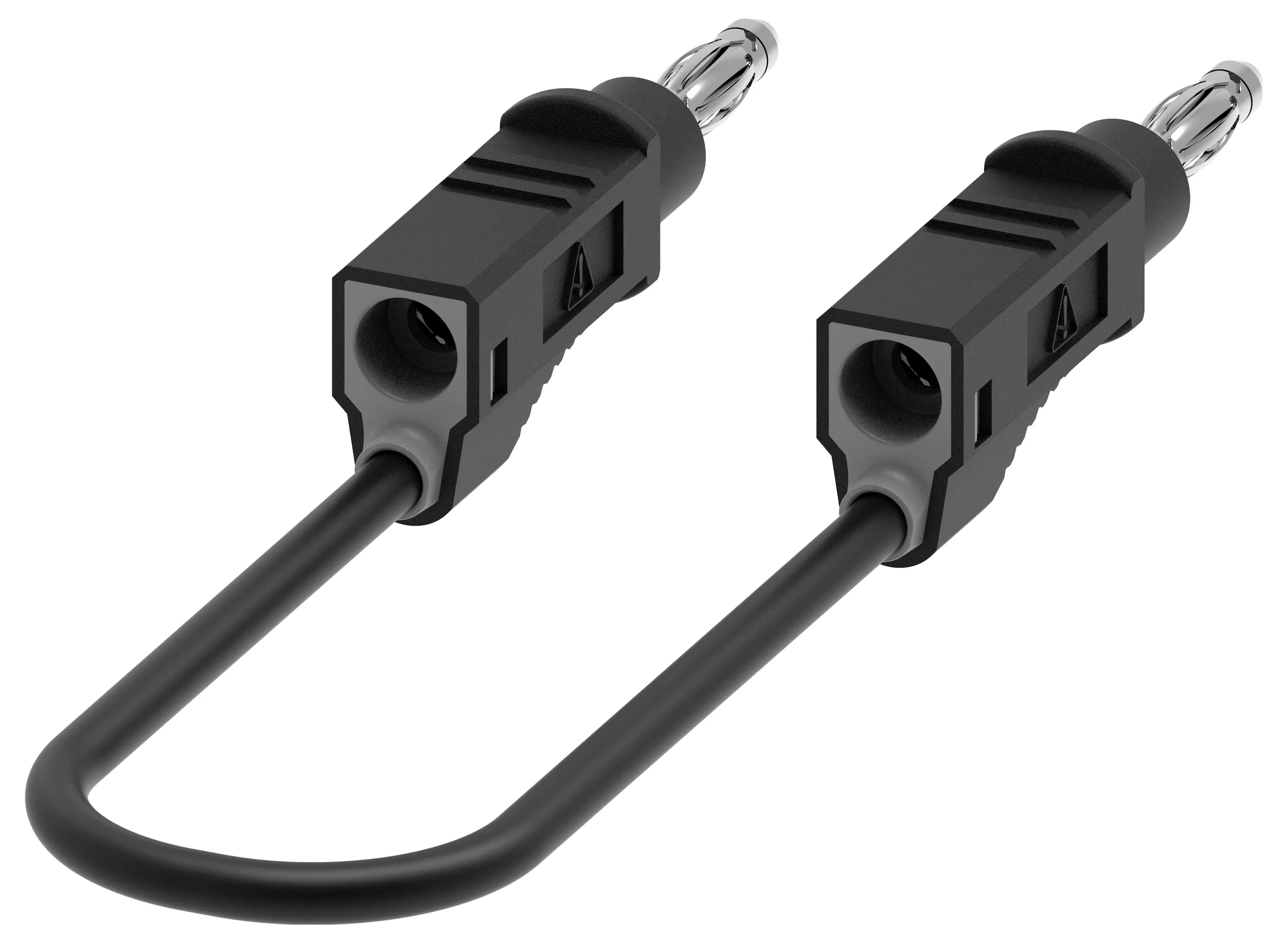 Тестовый провод Electro PJP 2111-CD1-25N, штекер, 25 см, черный, 1 шт.