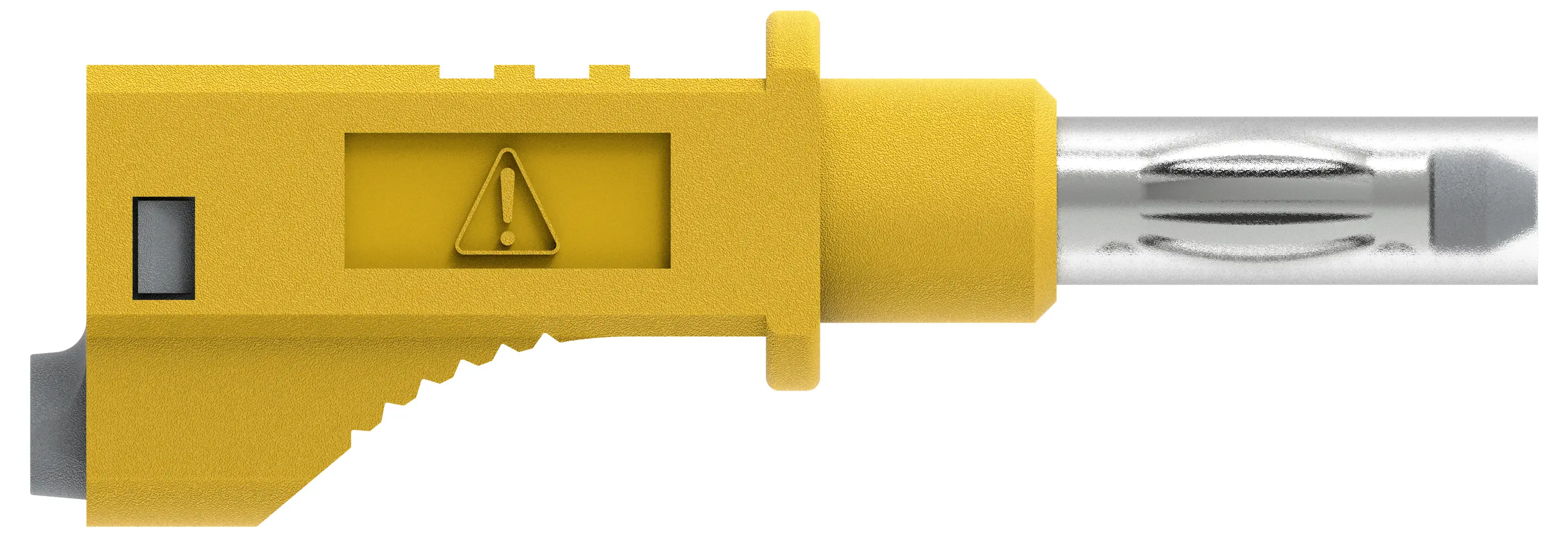 Измерительные щупы Electro PJP 2212/600V-CD1-25J, штекерный банановый разъем 4 мм, длина 25 см, желтый, 1 шт.