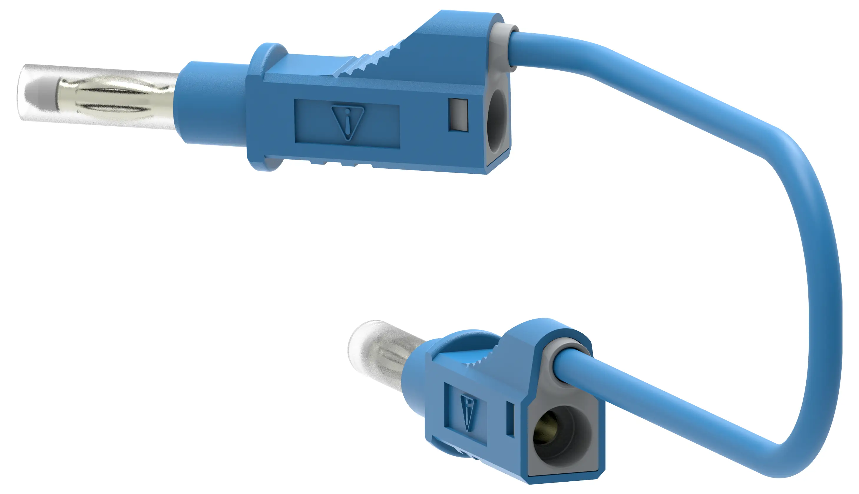 Электрощуп Electro PJP 2210/600V-CD1-25BL, штекер, 4 мм, 25 см, синий, 1 шт.