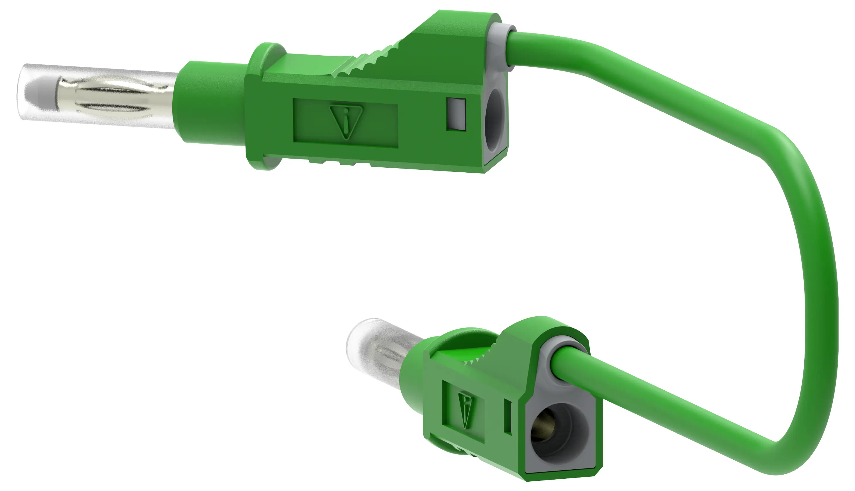 Электрощуп Electro PJP 2210/600V-CD1-25V, штекерный, 4 мм, 25 см, зеленый, 1 шт.