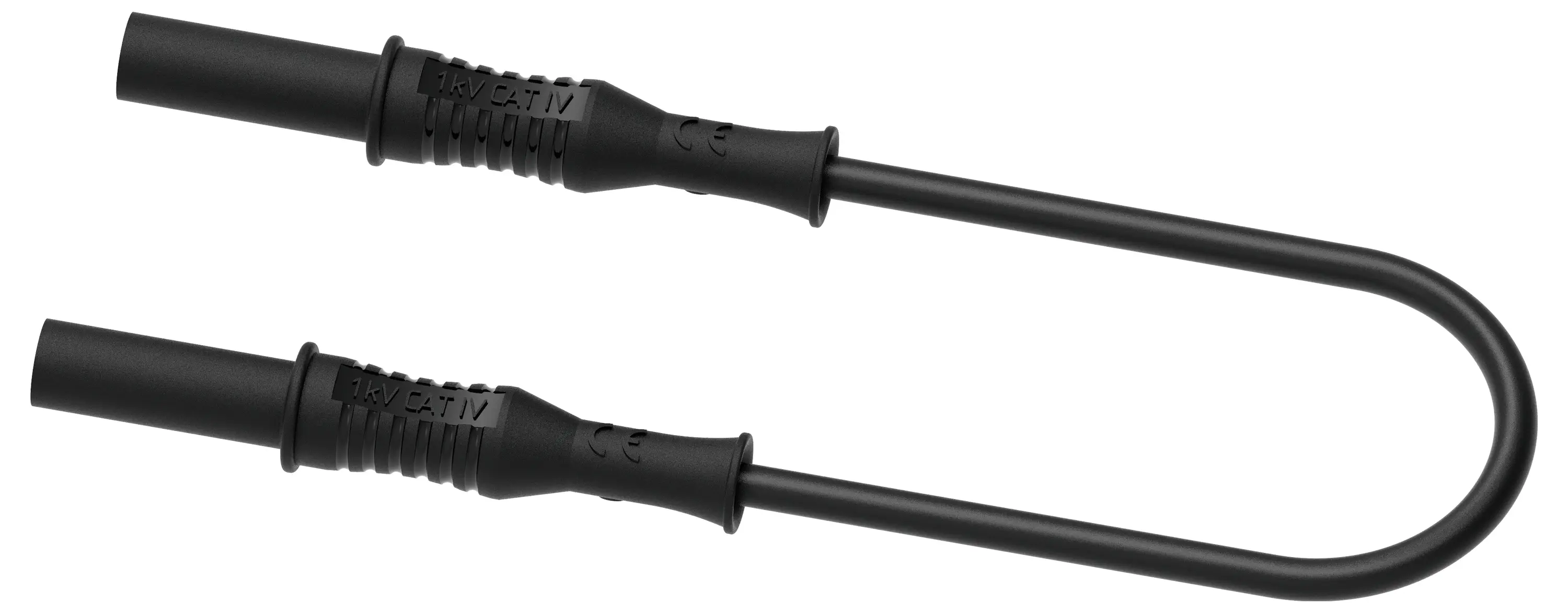Electro PJP 2312-IECIV-CD1-100N Измерительный провод со штекером 4 мм 1 м черный 1 шт.