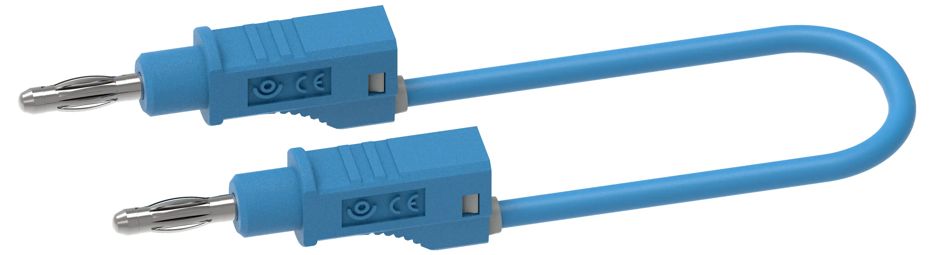 Тестовый провод Electro PJP 2112-CD1-50BL, штекер 4 мм, длина 50 см, синий, 1 шт.