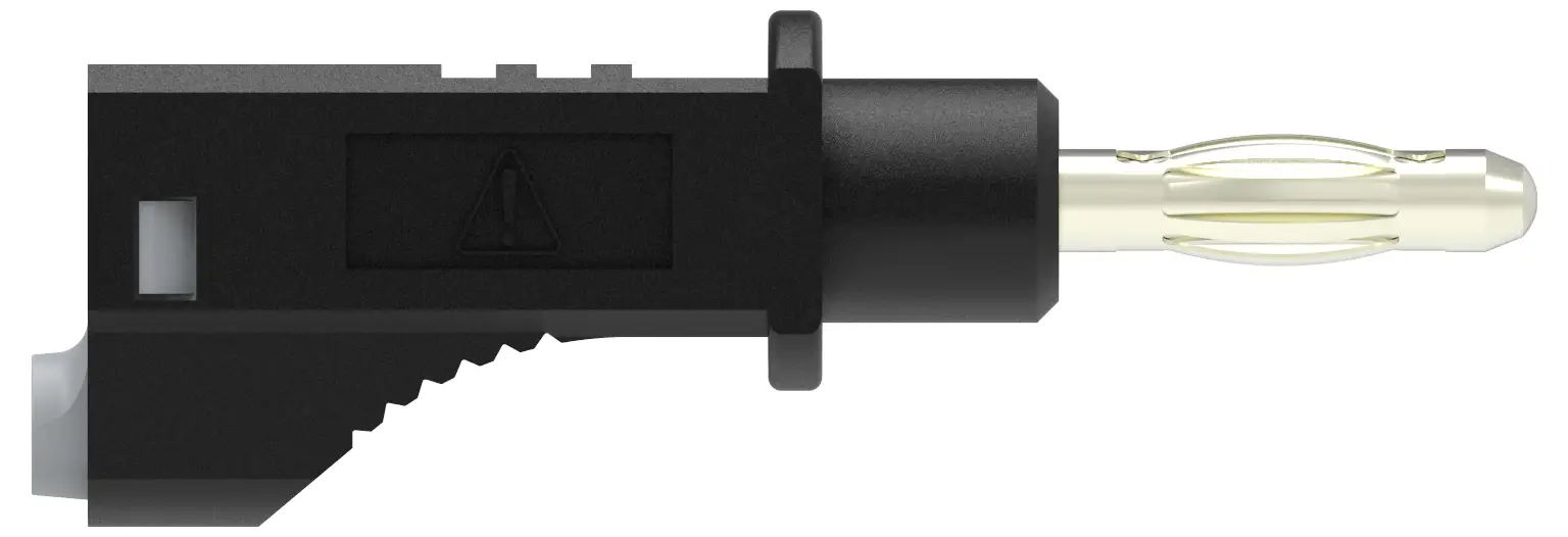 Electro PJP 2111-CD1-50N Измерительный провод с разъемом типа «банан» 4 мм, 50 см, черный, 1 шт.