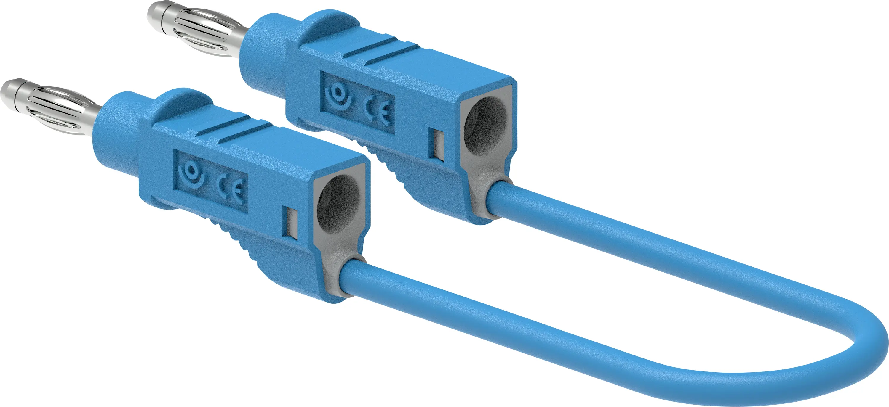 Измерительные щупы Electro PJP 2111-CD1-50BL, штекер-банан, 4 мм, длина 50 см, синий, 1 шт.