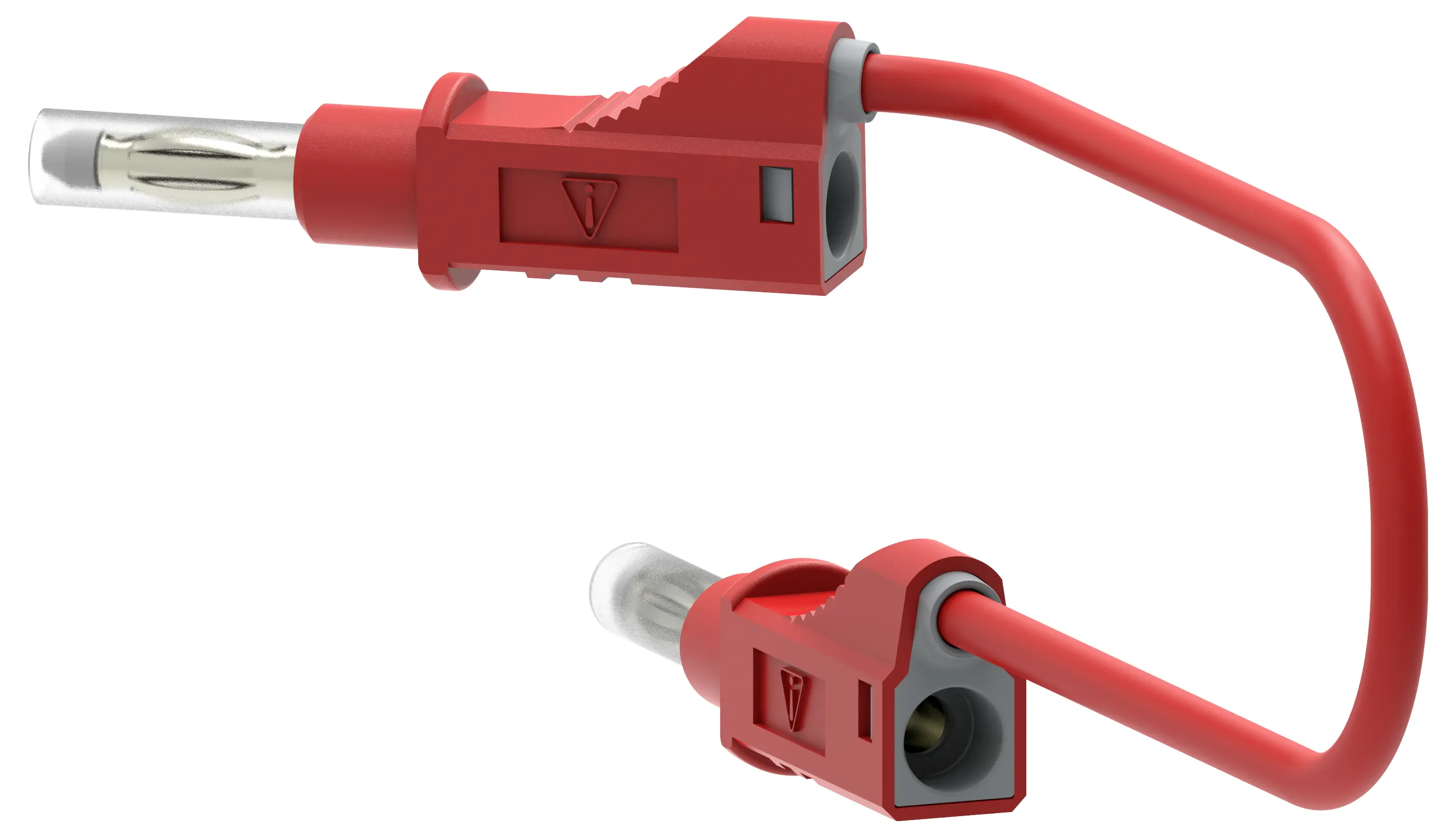 Electro PJP 2211/600V-CD1-100R Измерительный провод с разъемом типа «банан» длиной 100 см, красный, 1 шт.
