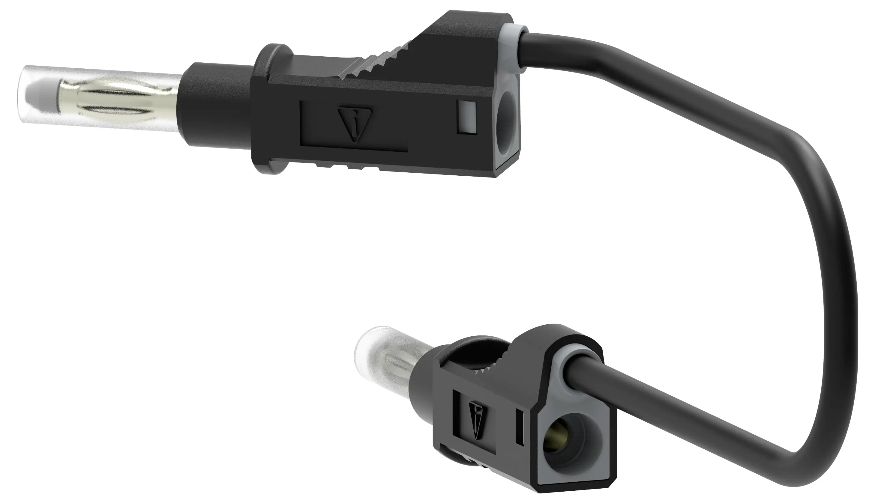 Электрощуп Electro PJP 2214/600V-CD1-25N, штекер, 4 мм, 25 см, черный, 1 шт.