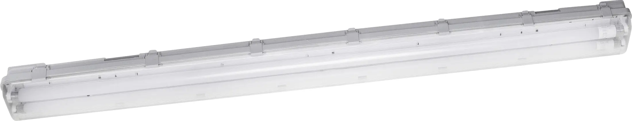 LED лампа OSRAM HOMELIGHTING Submarine 2 x 15 Вт 4000K для вологих приміщень LED трубка G13 30.00 Вт холодний білий сірий