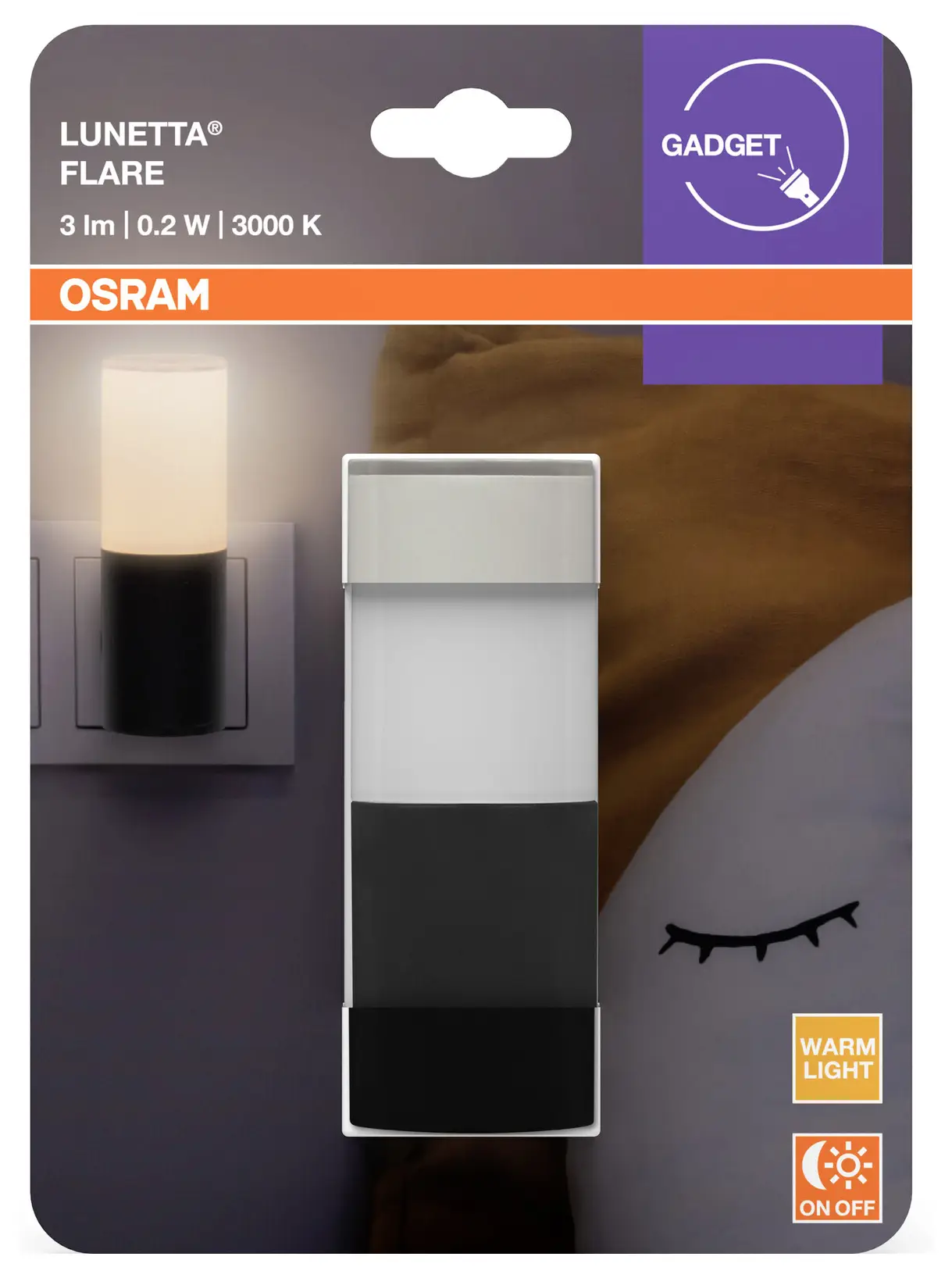 Настенный светильник OSRAM HOMELIGHTING LUNETTA FLARE 830 Black 4099854444418 0,20 Вт черный