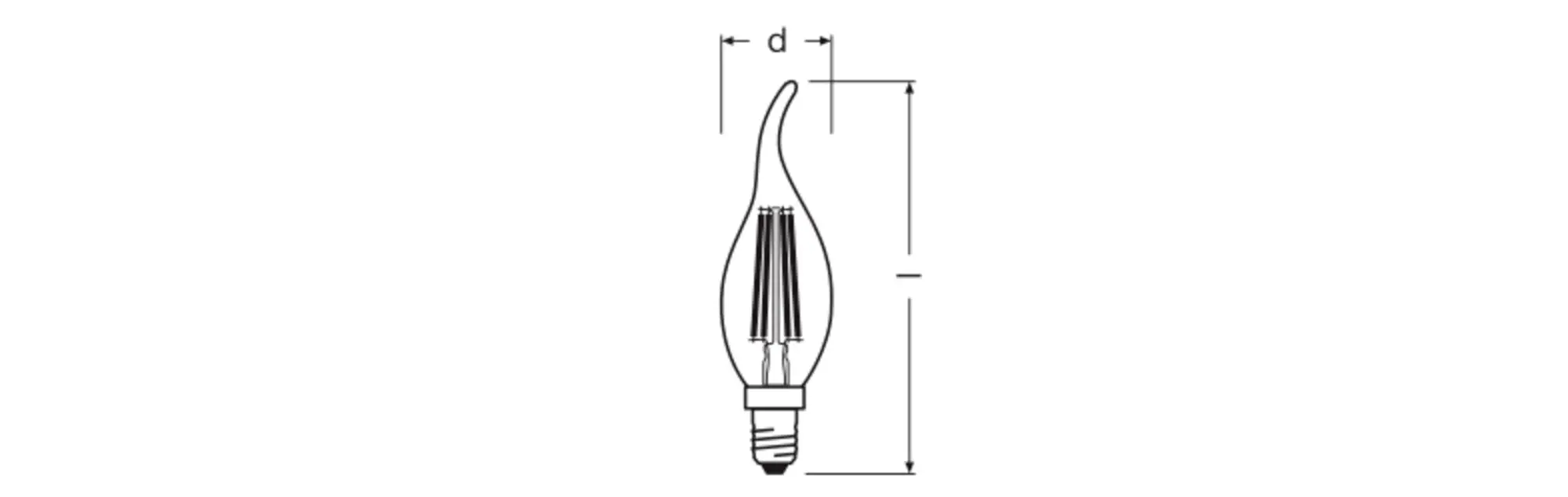 Светодиодная лампа OSRAM HOMELIGHTING 4099854468810 E14 3,4 Вт, теплый белый свет, 1 шт.