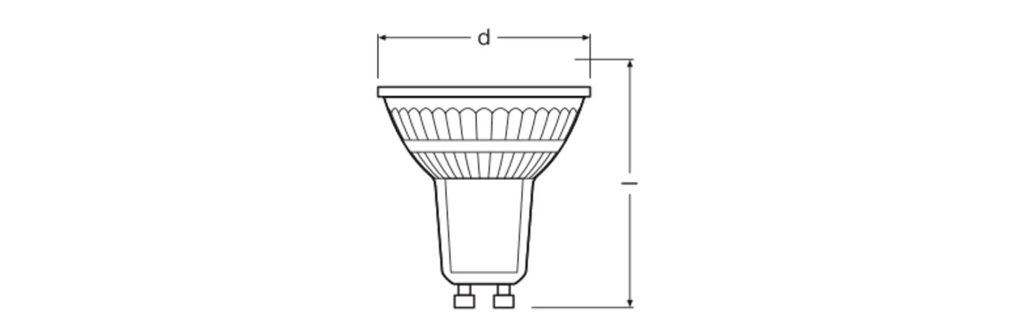 Світлодіодна лампа-прожектор OSRAM HOMELIGHTING 4099854457180 GU10 3.7 Вт теплий білий 2 шт.