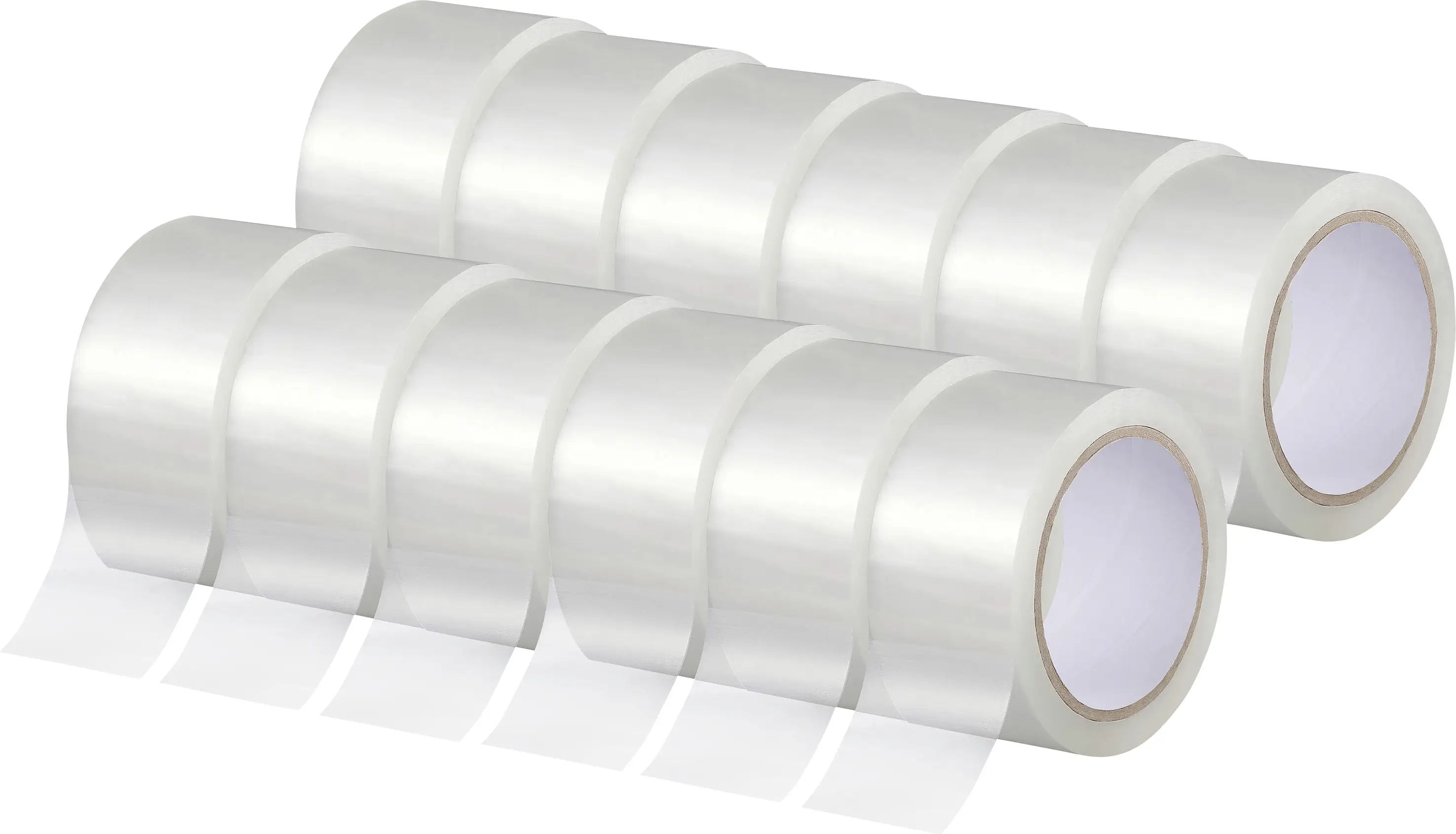 Упаковочная лента TOOLCRAFT 2xTO-10187127 (Д x Ш) 66 м x 50 мм 66 м 12 шт.