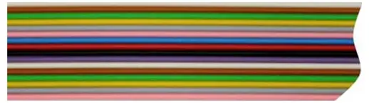Плоский стрічковий кабель Rautronic FBL 16P AWG26 DIN47100 FB1626127B, 300 В, 16 x, Кількість продуктів на погонний метр