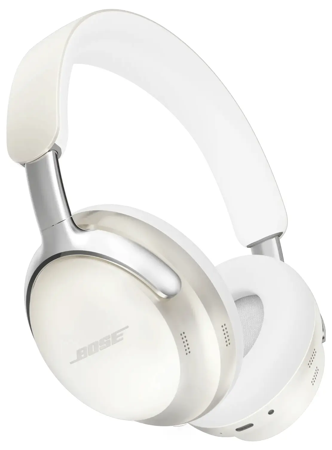 Бездротові навушники Bose QuietComfort Ultra Over-Ear, дротові, Bluetooth стерео, бежевий колір, білий, шумопоглинання, шумозаглуш