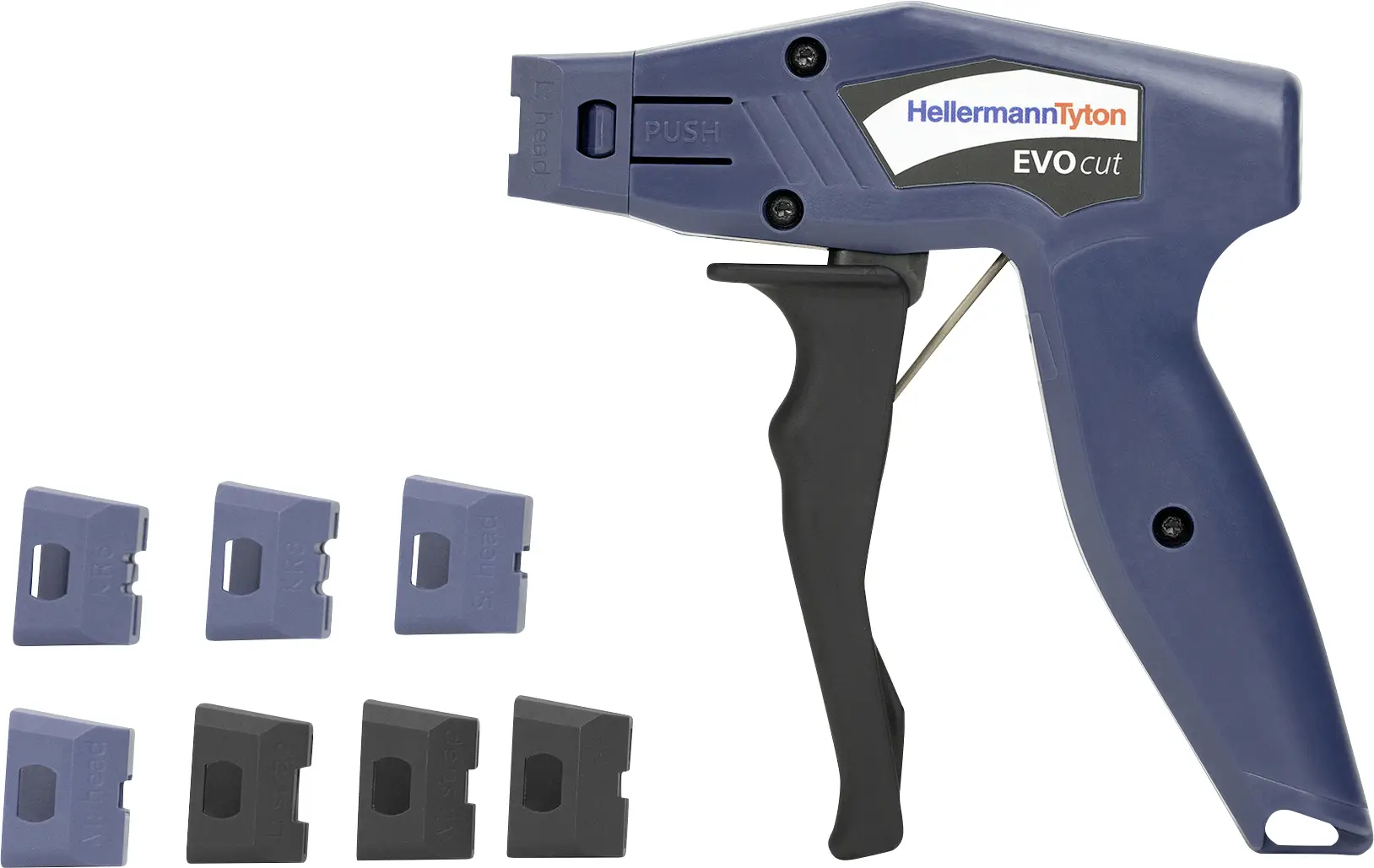 Інструмент для обтискання кабельних стяжок HellermannTyton 110-05105 EVOcut-PL-BU, 8,0 мм