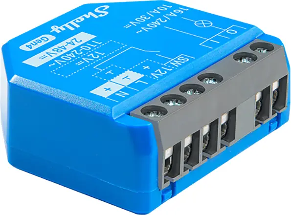 Shelly 1 Gen4 Wireless ZigBee Switching Element