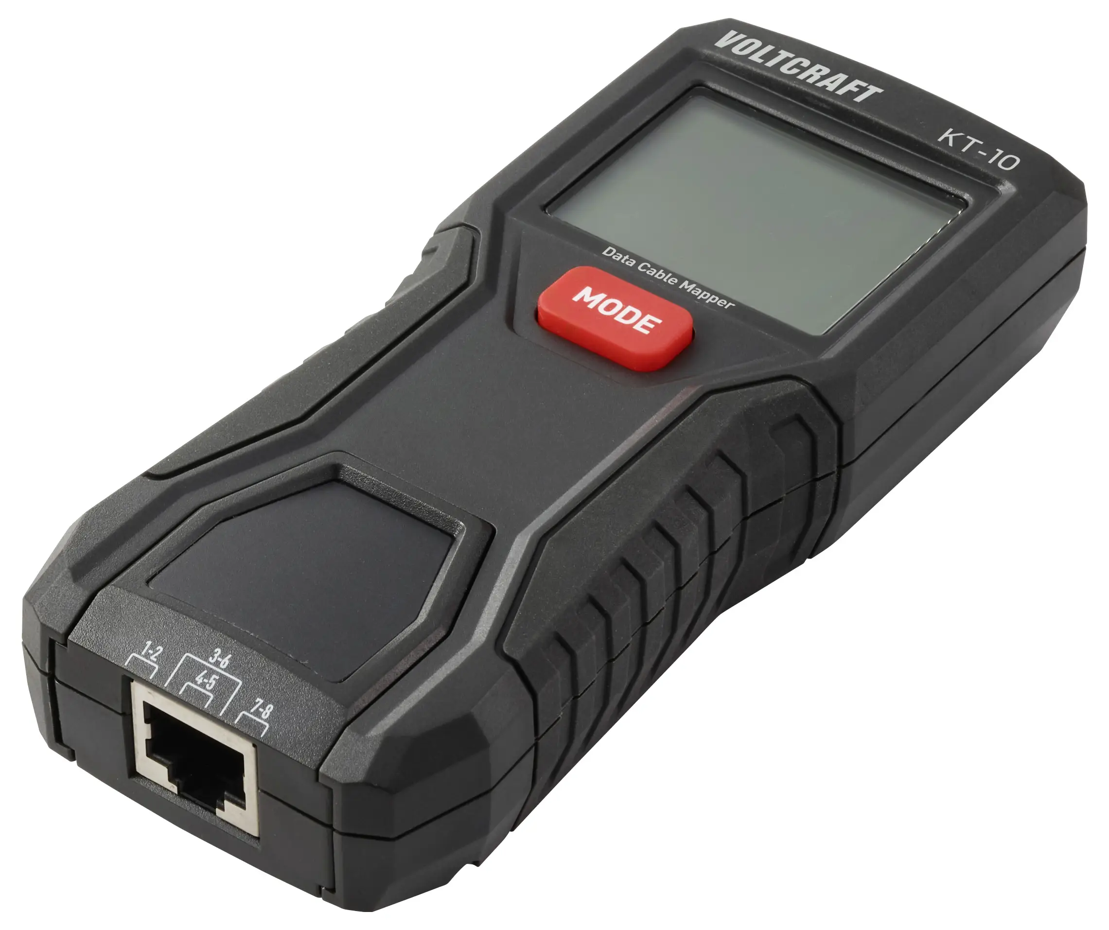 VOLTCRAFT KT-10 VC-17256120 Кабельный тестер: определение места обрыва, полярности, целостности цепи.