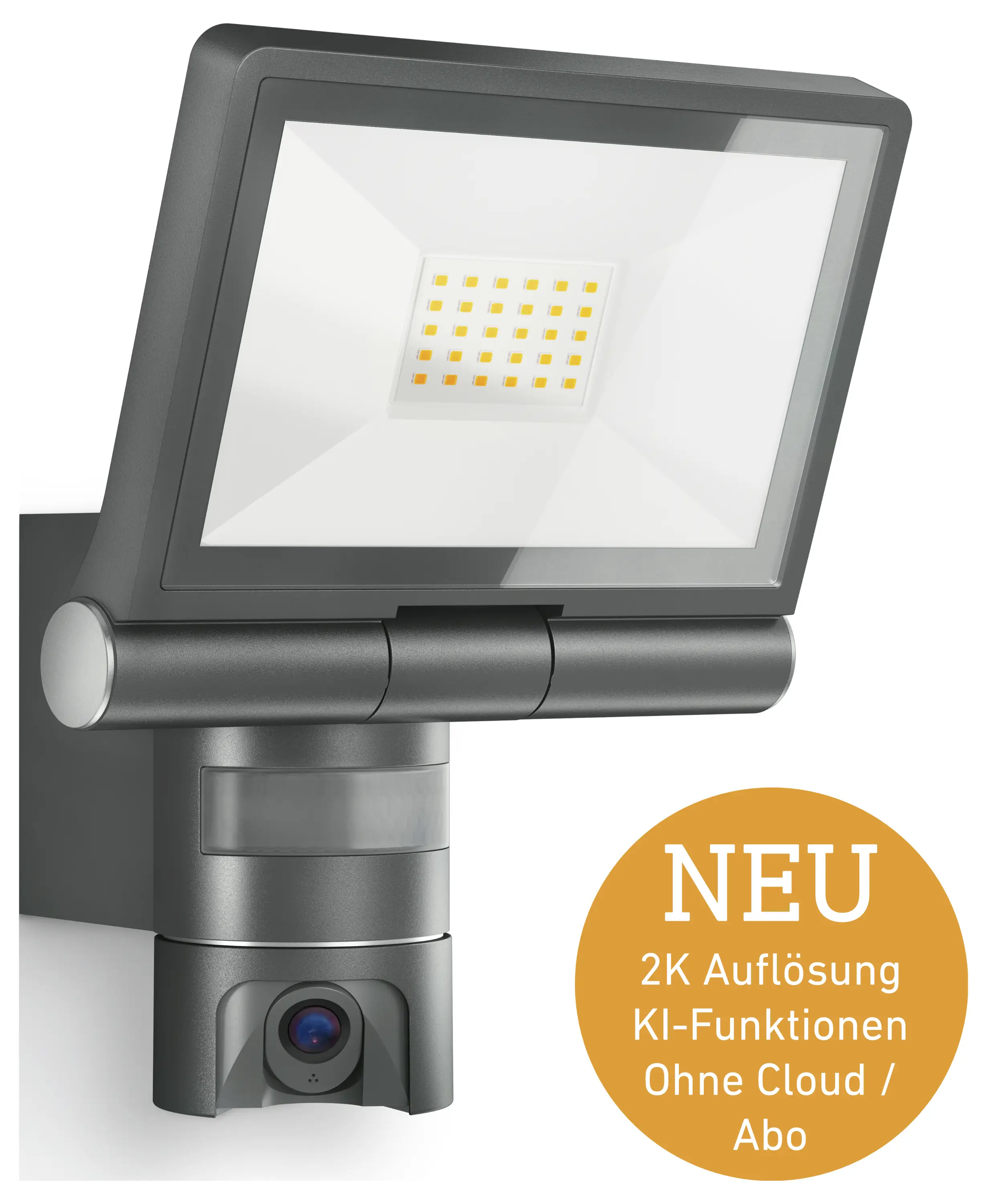 Steinel XLED CAM2 SC ANT 092603 Вуличний світлодіодний прожектор, світлодіодний прожектор EEK: E (A - G) 21 Вт Колір світлодіода: