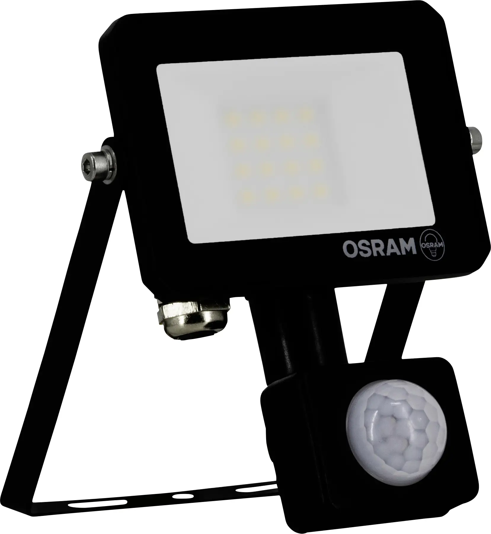 Прожектор OSRAM HOMELIGHTING FLOODLIGHT LUX SENSOR 10W 830 BLACK 4099854489426 LED spotlight 10.00 W Цвет светодиода: теплый белый