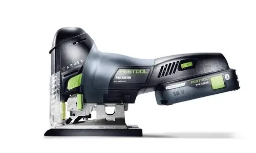Акумуляторна маятникова пилка Festool PSC 420 HPC 4.0 EBI-Plus 576525 з акумулятором, зарядним пристроєм 18 В 4.00 Аг Кількість ак