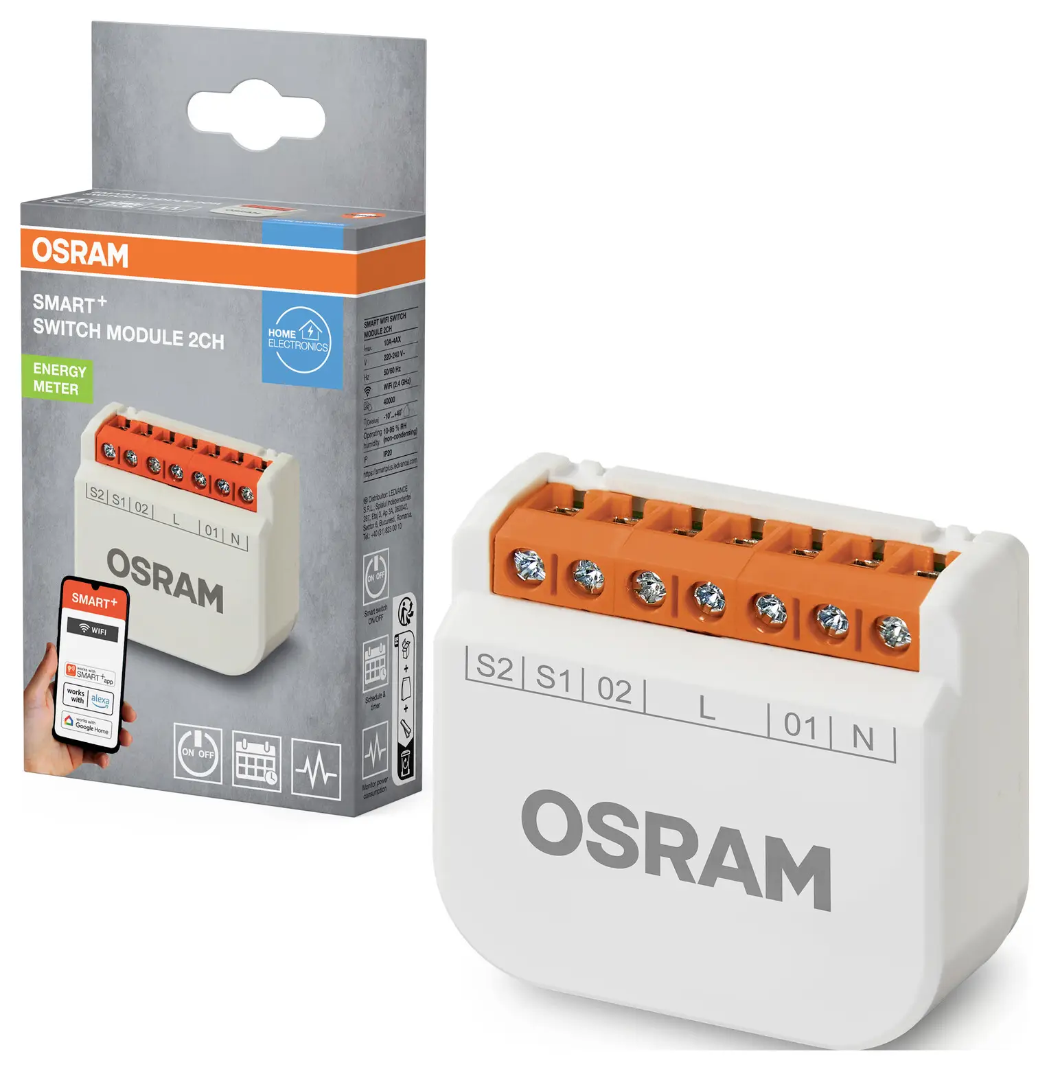 МОДУЛЬ ПЕРЕМИКАЧА OSRAM Smart+ WIFI 2-КАНАЛЬНИЙ