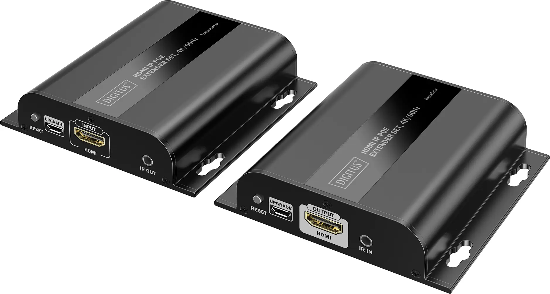 Комплект для расширения HDMI-порта Digitus DS-55353, включающий HDMI®-вход, USB, USB-A, USB 1.1, RJ45 и Micro USB, по сетевому каб