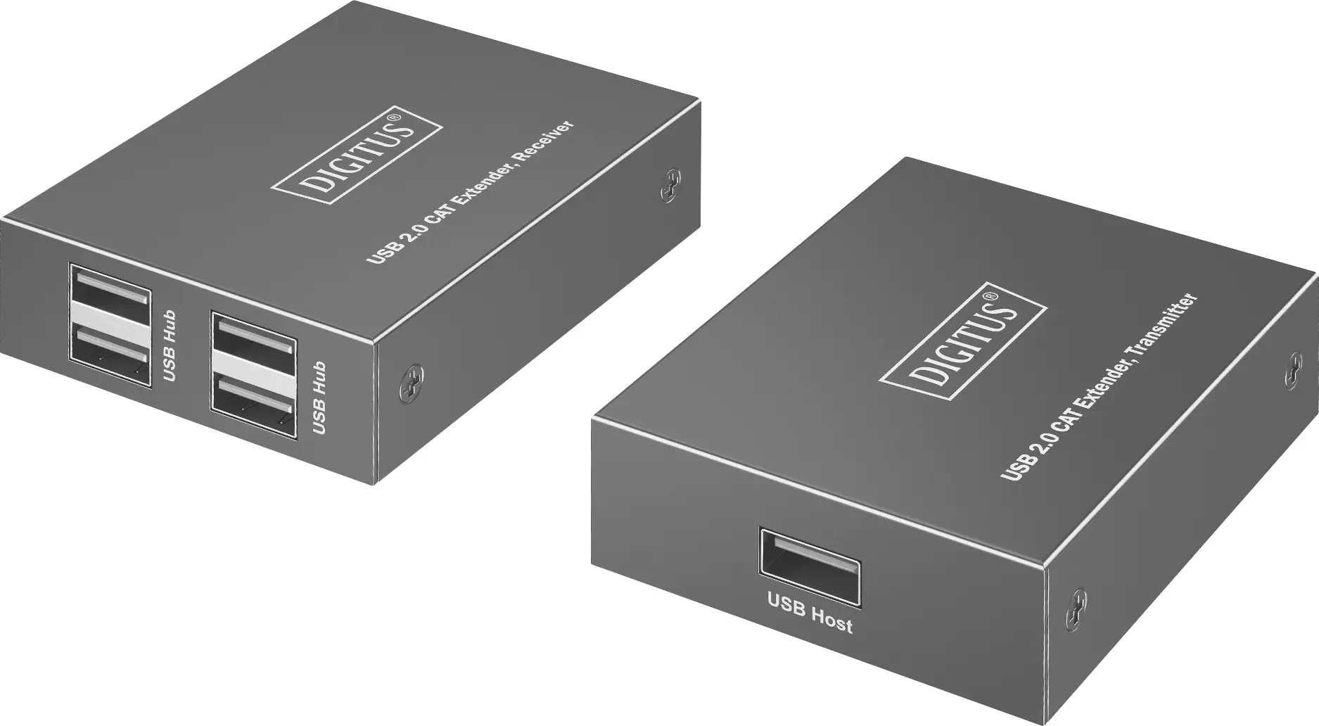 Мережевий кабель Digitus DA-73120 USB-A, USB 2.0, RJ45, USB-подовжувач через RJ45, 150 м