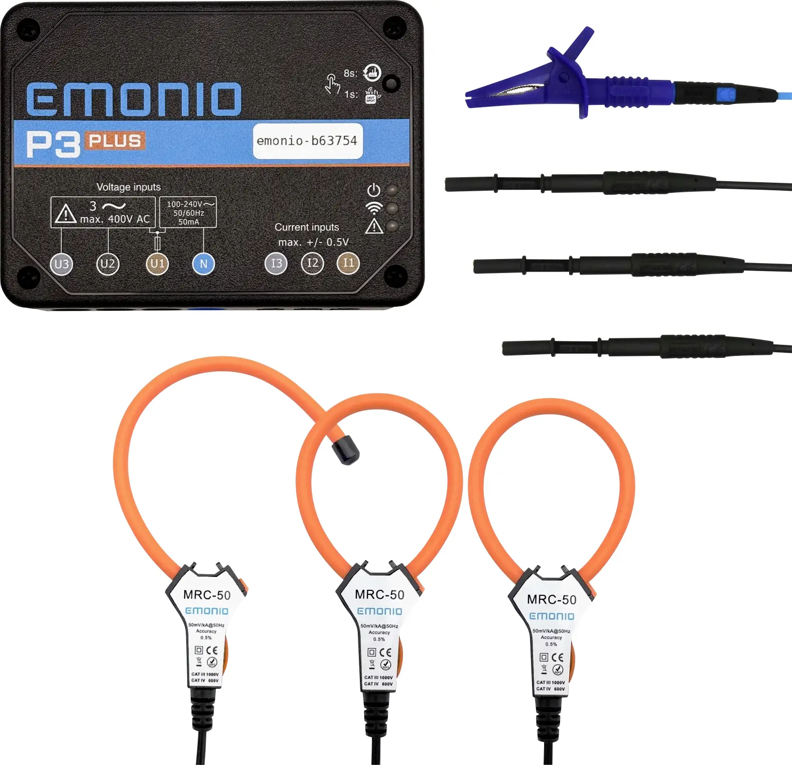 Счетчик стоимости электроэнергии Emonio P3plus 50 мм #9004_P3plus_50