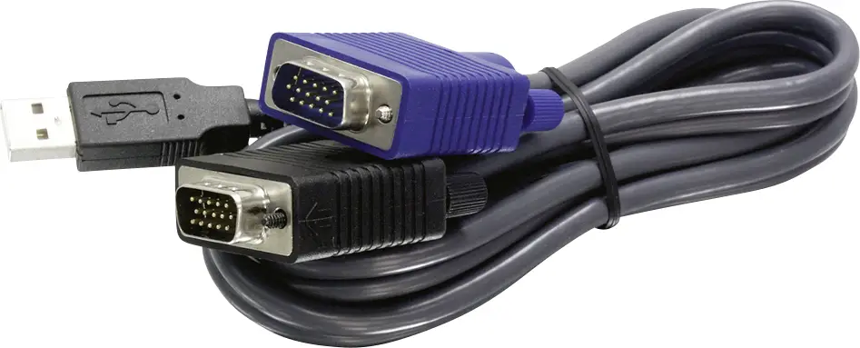 TrendNet TK-CU06 KVM адаптер TK-CU06 VGA, USB, 1,5 м