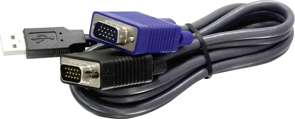 KVM-адаптер TrendNet TK-CU15 TK-CU15 VGA, USB, 4,5 м