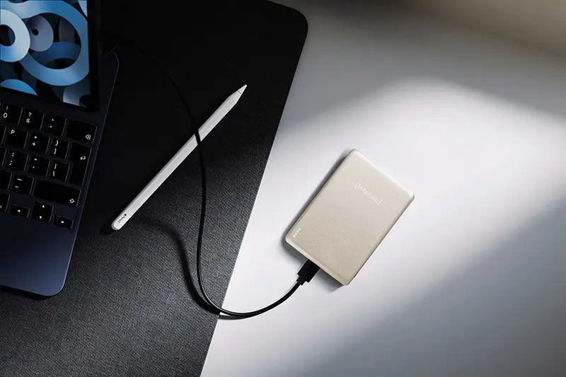 Зовнішній акумулятор Intenso Intenso Power Bank MW5000 шампанський 5000 мАг Power Delivery LiPo USB-C®